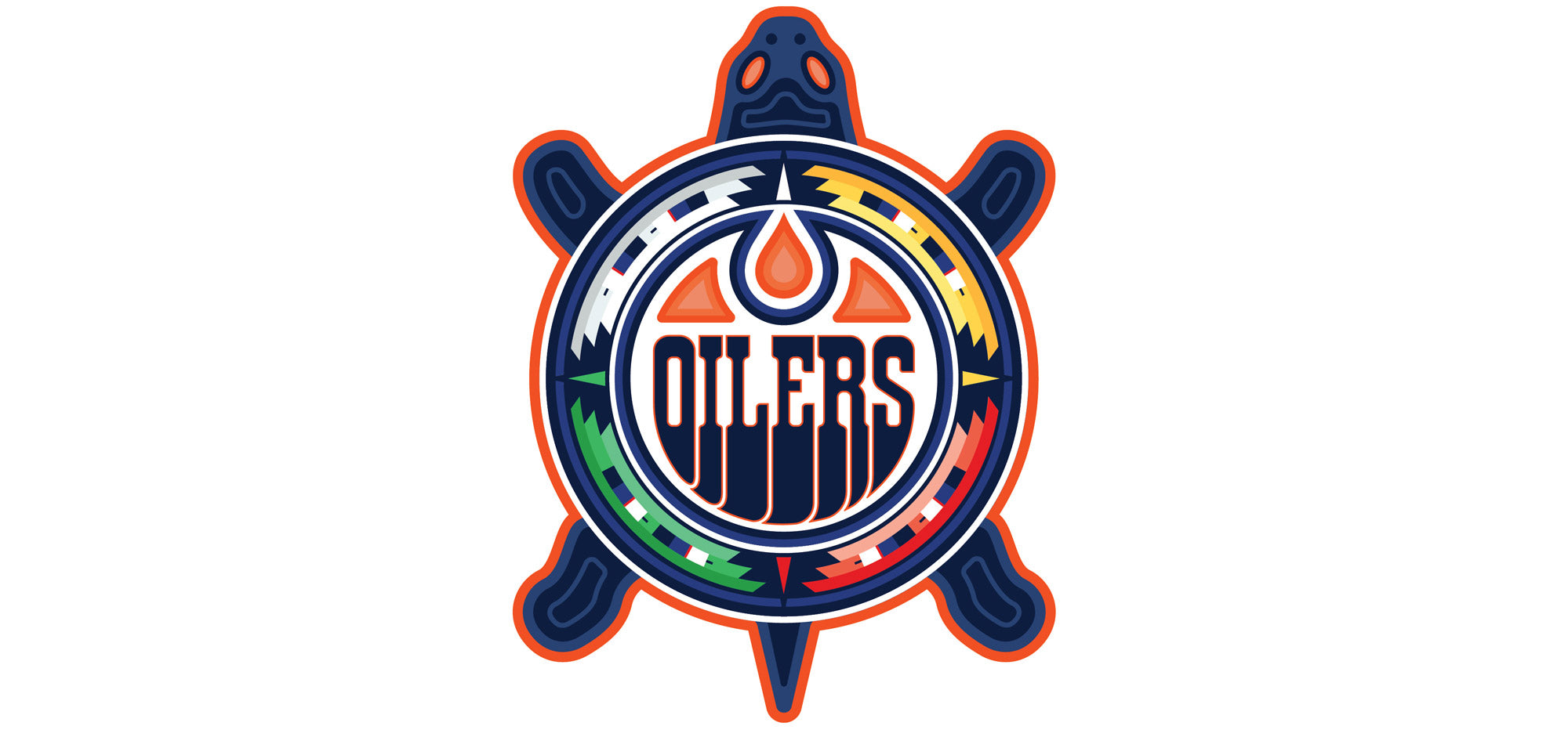 Edmonton Oilers Turtle Island logo T-shirt, long sleeve, hoodie - Bluecat