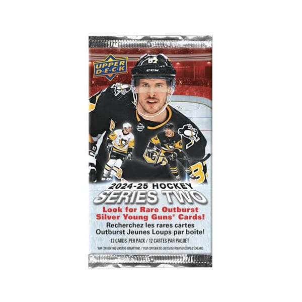 2024-25 Upper Deck Series 2 Hockey Sealed Pack- 12 Cards Per Pack