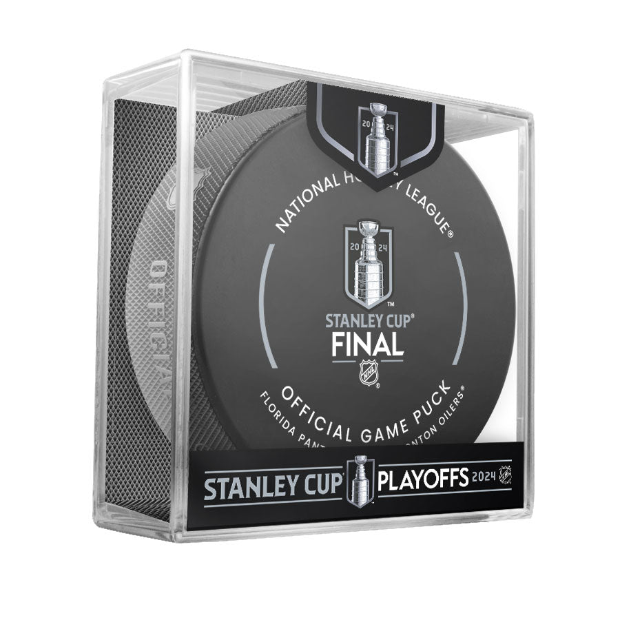 Edmonton Oilers 2024 Stanley Cup Final Official Game Puck