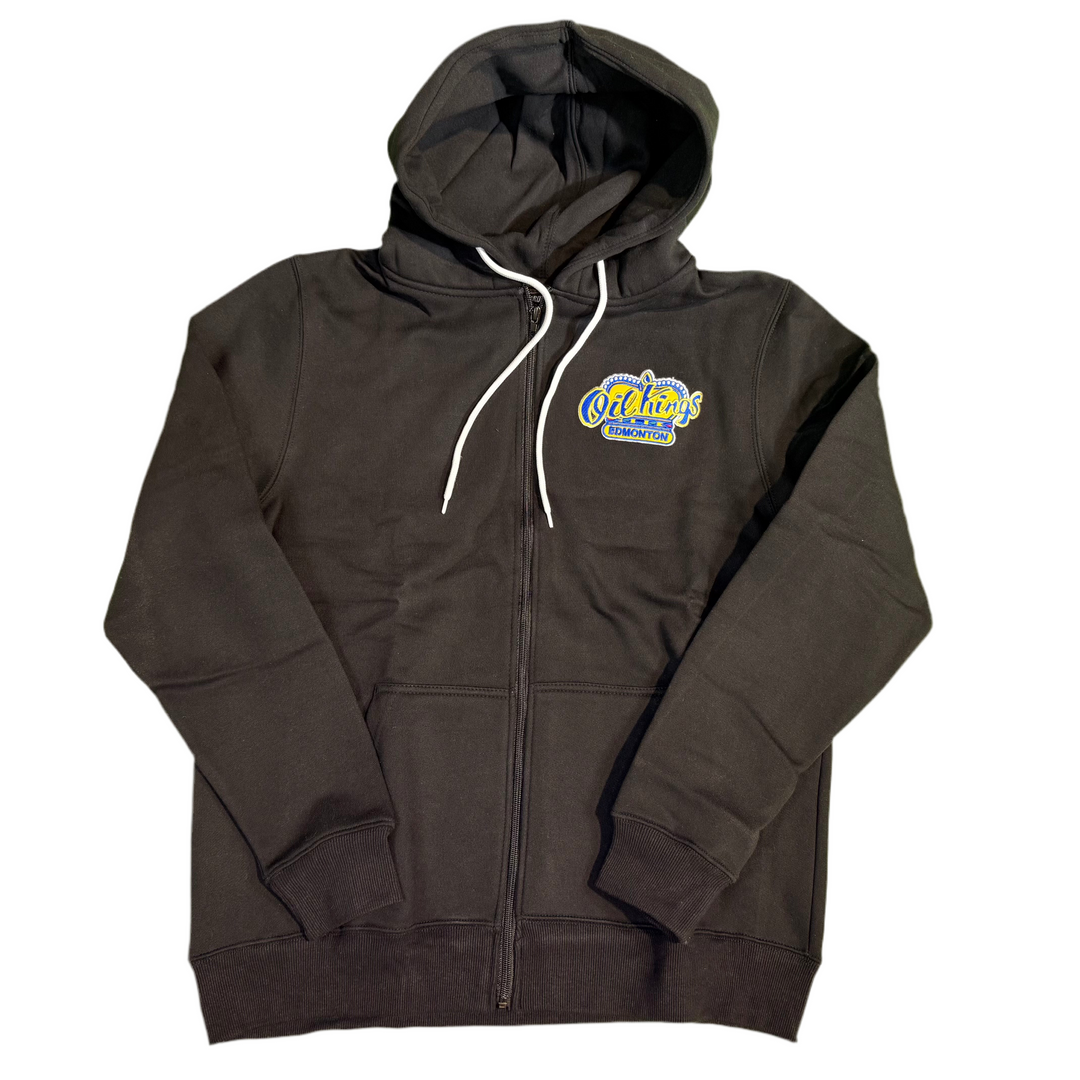 Edmonton Oil Kings Bardown Black Full-Zip Hoodie