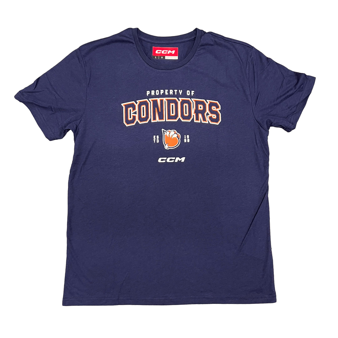 Bakersfield Condors CCM Property Navy T-Shirt