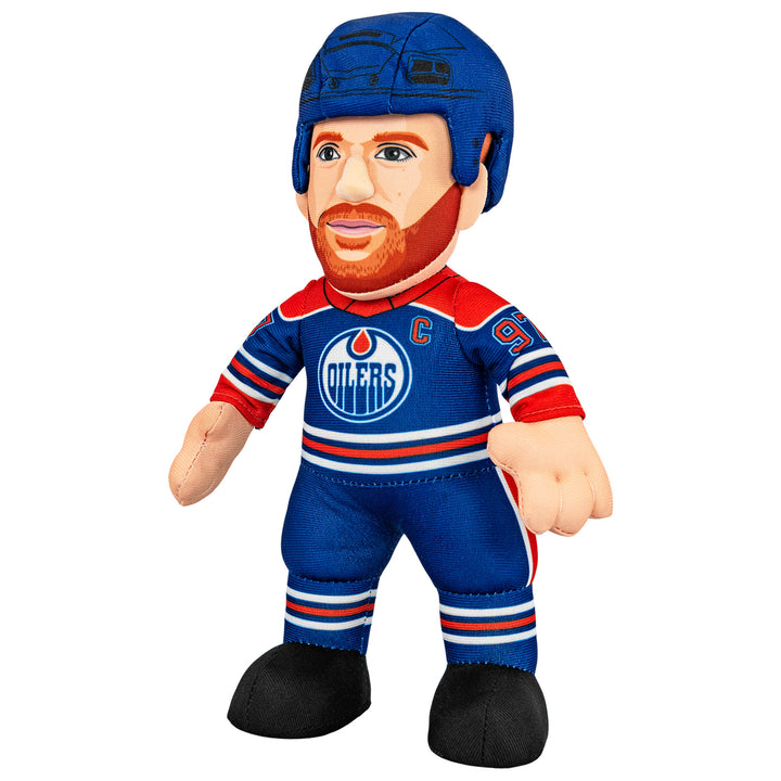 Connor McDavid Edmonton Oilers 10" Royal Jersey Plushie Toy