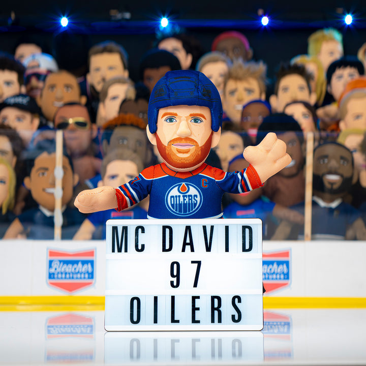 Connor McDavid Edmonton Oilers 10" Royal Jersey Plushie Toy