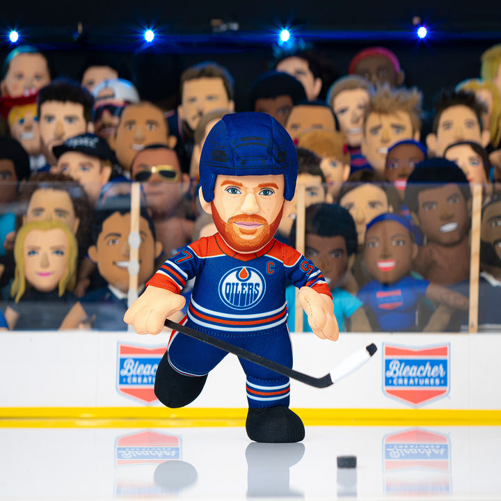 Connor McDavid Edmonton Oilers 10" Royal Jersey Plushie Toy