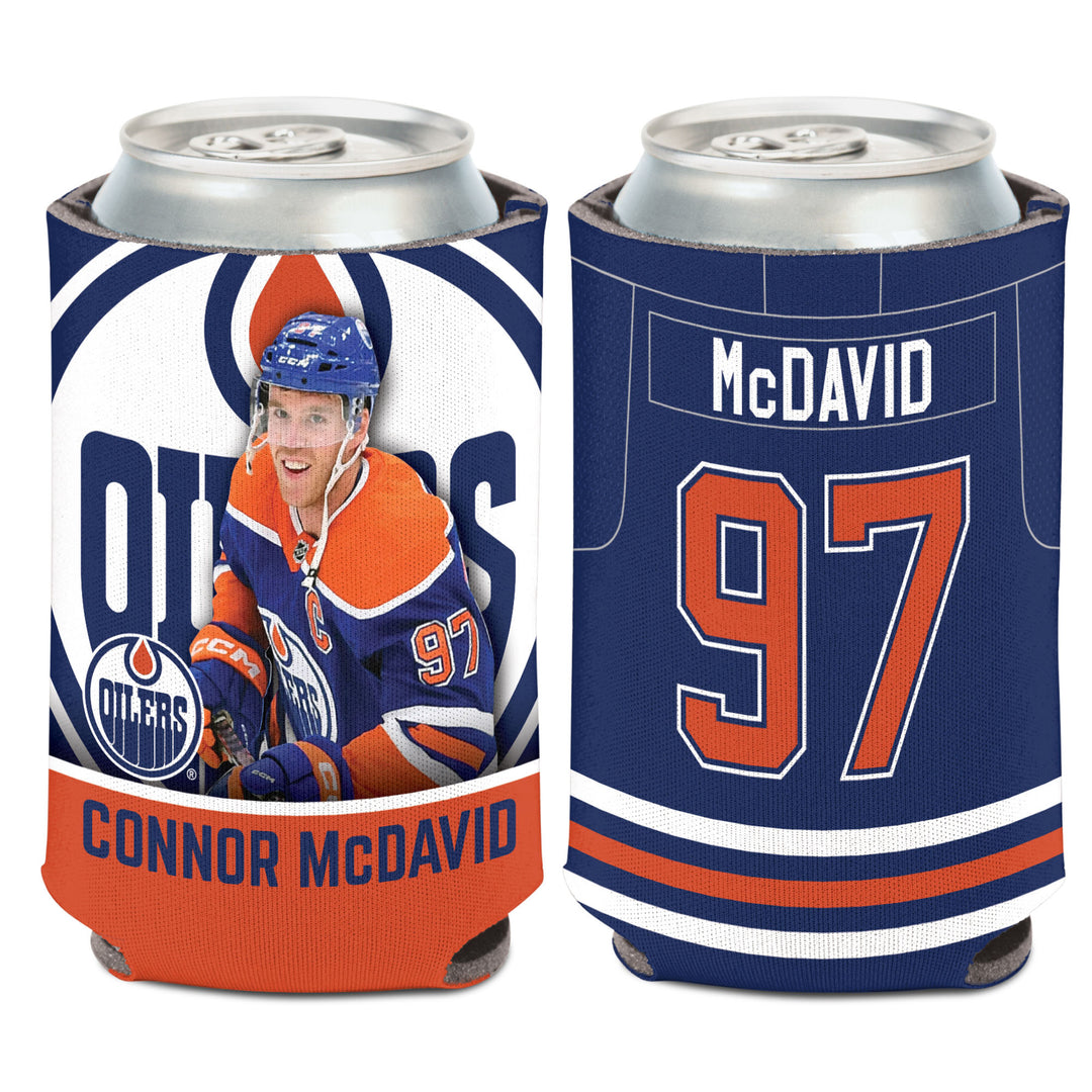 Connor McDavid Edmonton Oilers 12oz Can Cooler/Koozie