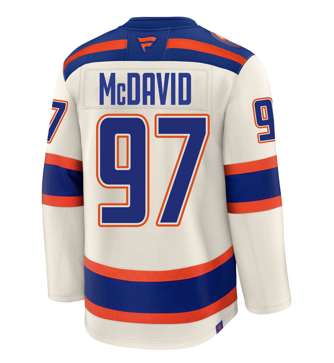 Connor McDavid Edmonton Oilers Fanatics Premium Cream Alternate Jersey