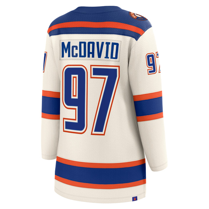 Connor McDavid Edmonton Oilers Women's Fanatics Breakaway Cream Alternate Jersey