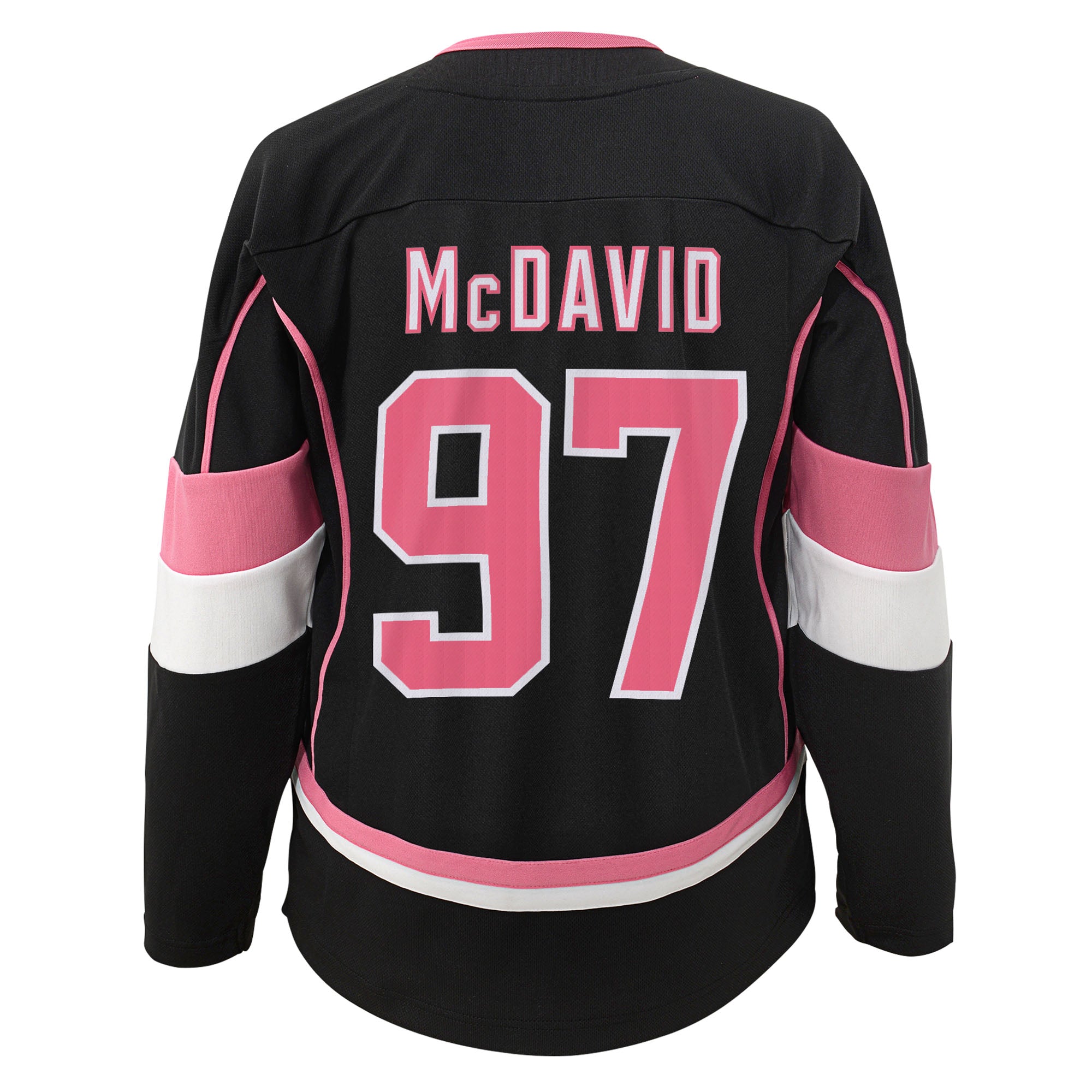 Connor McDavid Edmonton Oilers Youth Black Fashion Jersey – ICE