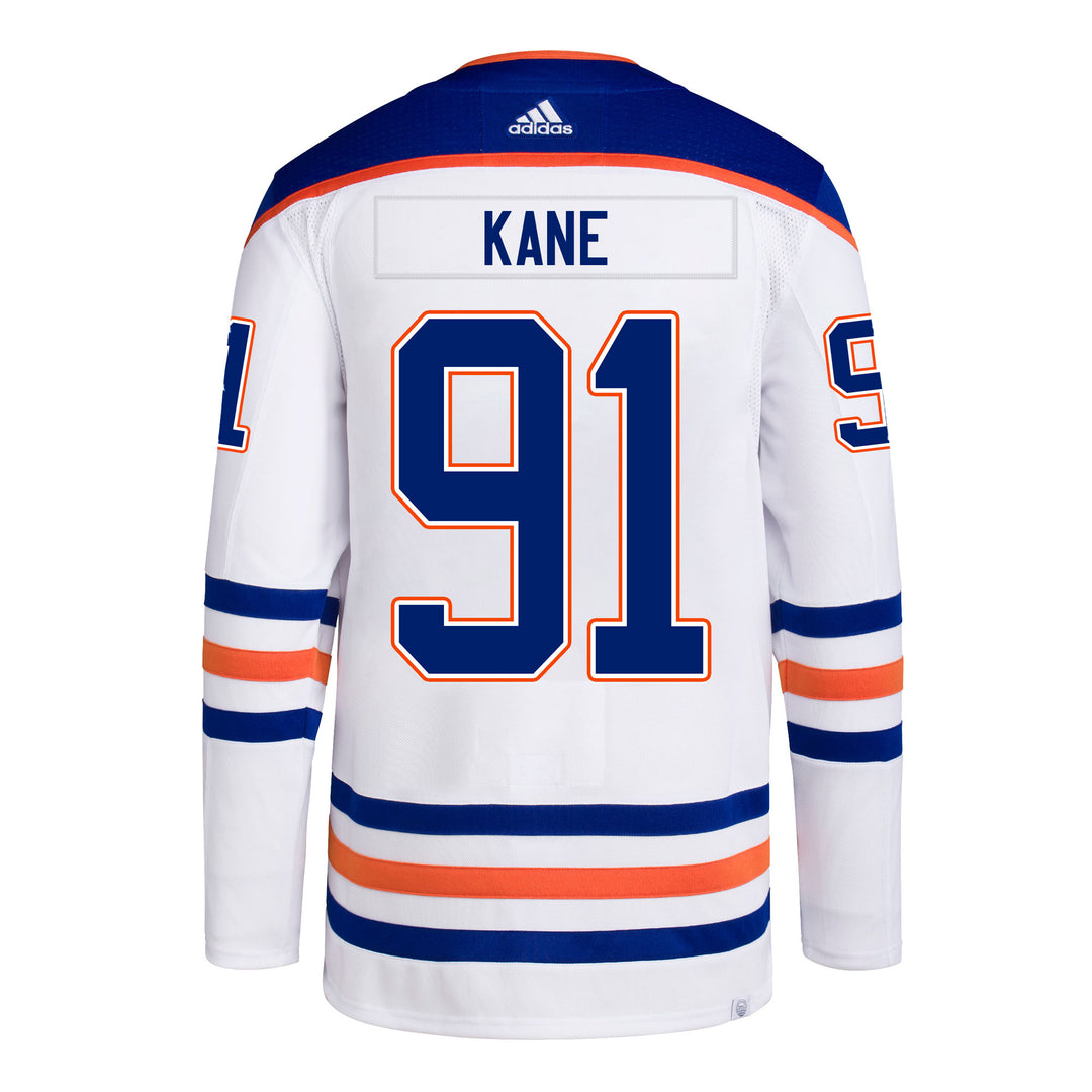 Evander Kane Edmonton Oilers adidas Primegreen Authentic White Away Jersey