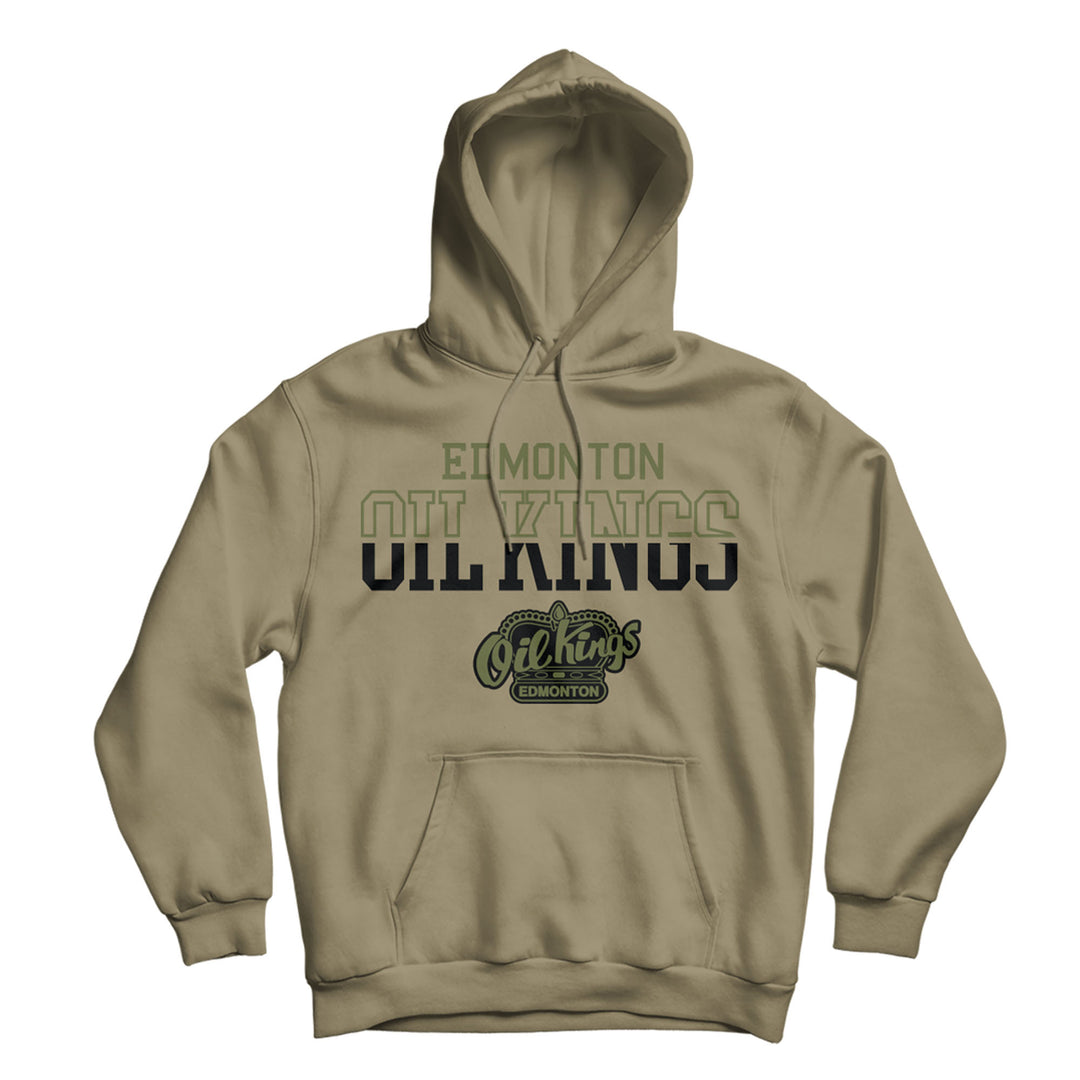 Edmonton Oil Kings Bardown Neutral 2.0 Olive Hoodie