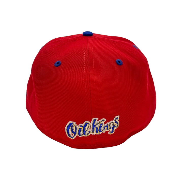 Edmonton Oil Kings New Era Red 59FIFTY Fitted Logo Hat