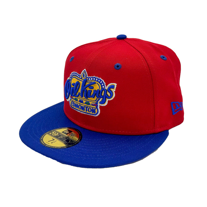 Edmonton Oil Kings New Era Red 59FIFTY Fitted Logo Hat
