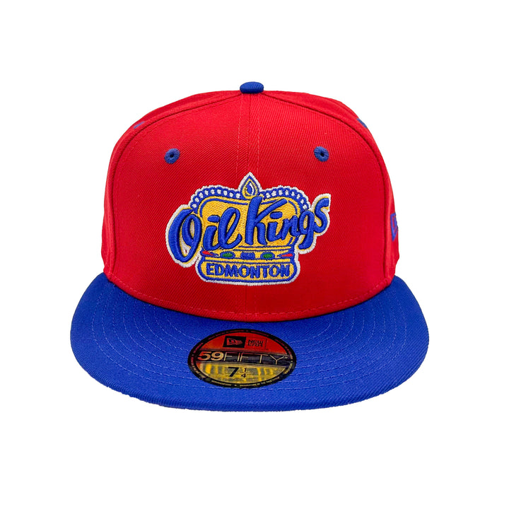Edmonton Oil Kings New Era Red 59FIFTY Fitted Logo Hat