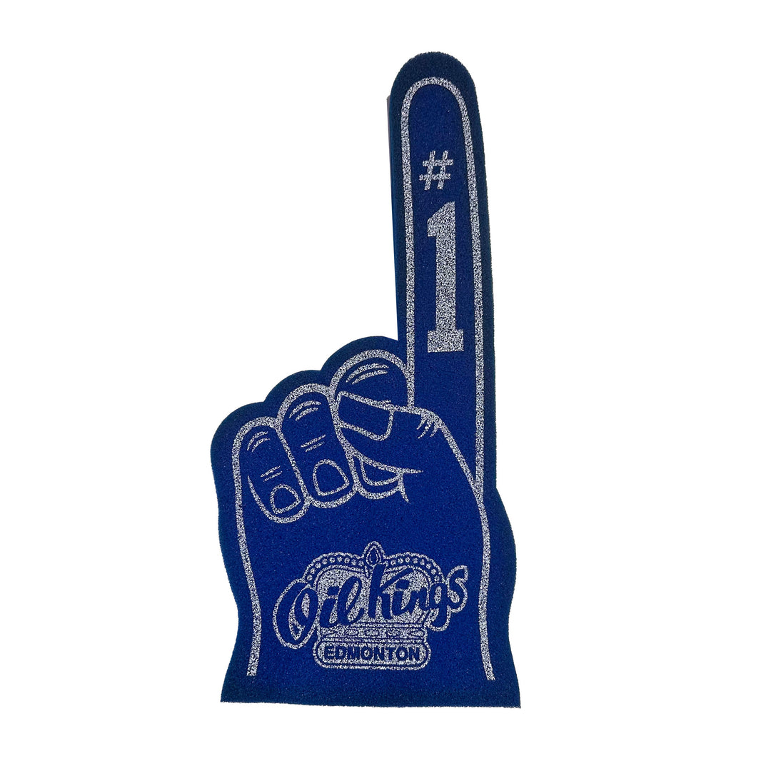 Edmonton Oil Kings Blue Alternate Logo Foam Finger
