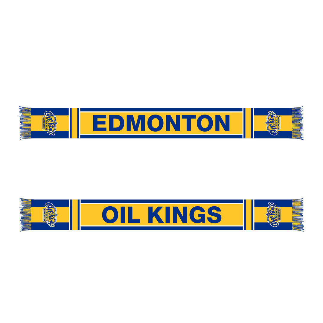 Edmonton Oil Kings Blue Home Logo Scarf