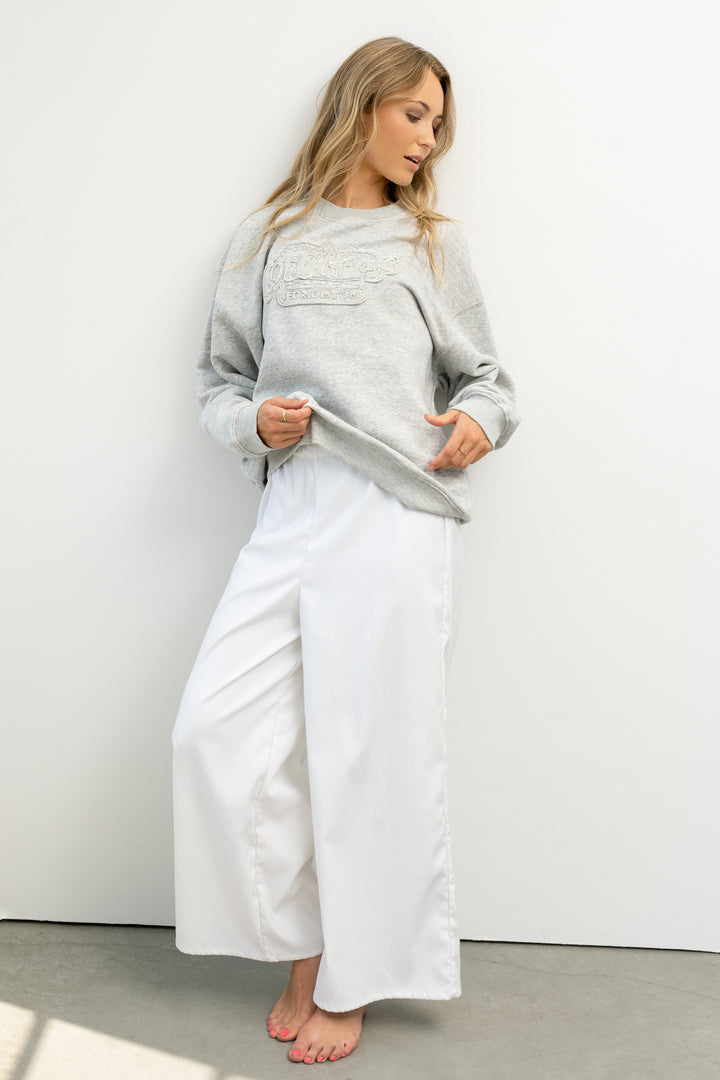 Edmonton Oil Kings Unisex Line Change Grey Shadow Crewneck Sweatshirt