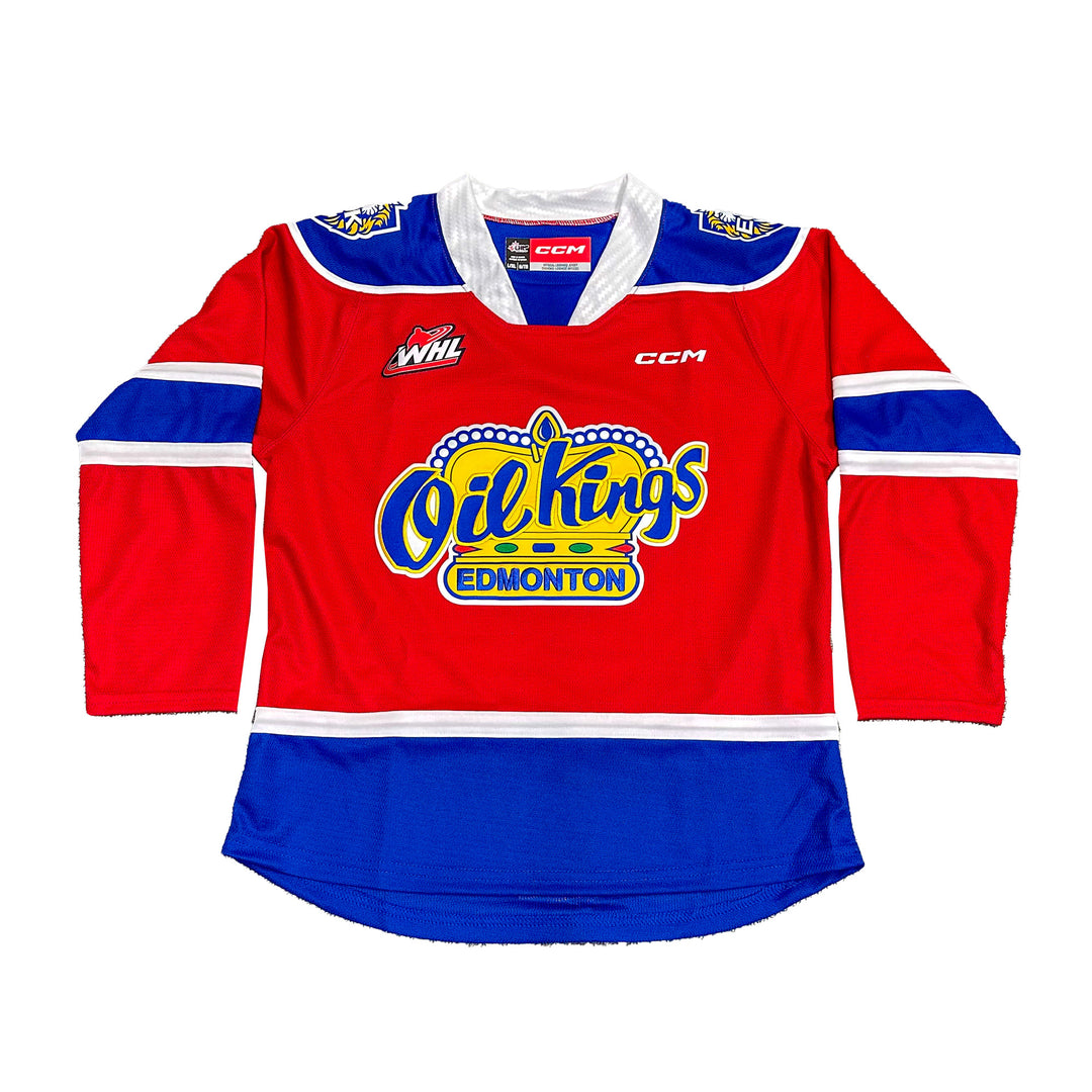 Edmonton Oil Kings Youth CCM Premier Red Home Jersey