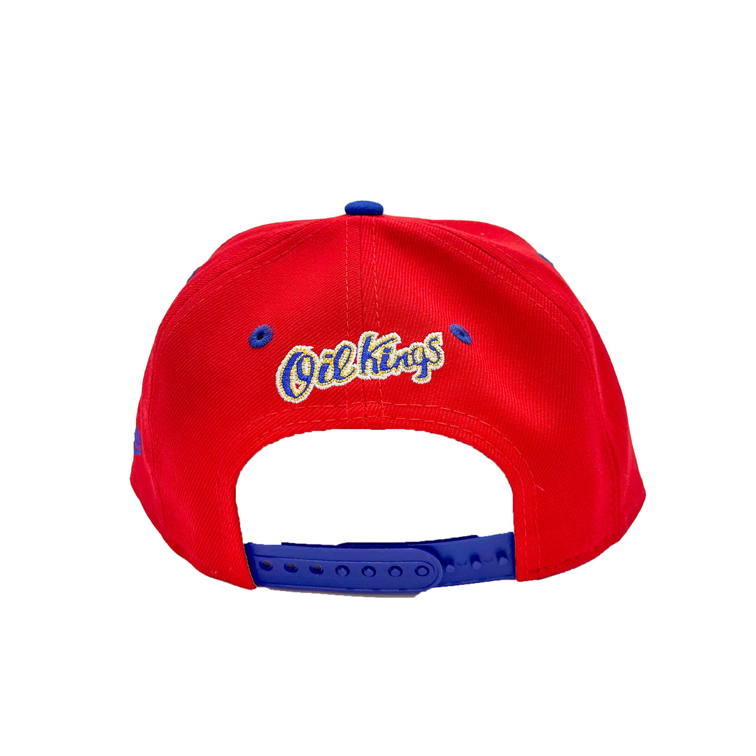 Edmonton Oil Kings Youth New Era Red 9FIFTY Snapback Hat