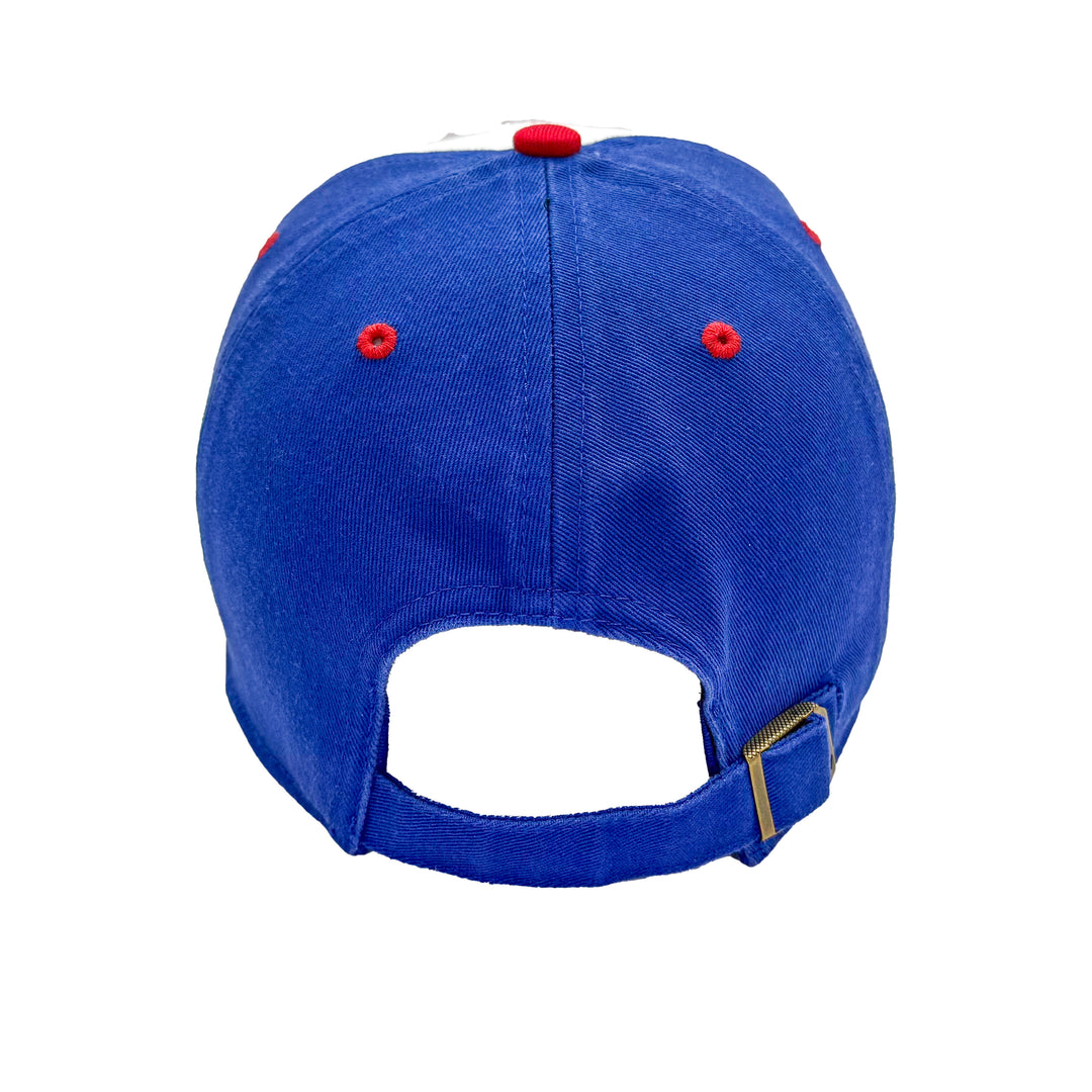 Edmonton Oil Kings Youth '47 Blue & White Scoot Clean Up Adjustable Hat