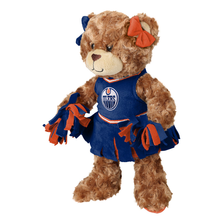 Edmonton Oilers 10" Cheerleader Bear Plushie Toy