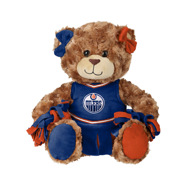 Edmonton Oilers 10" Cheerleader Bear Plushie Toy
