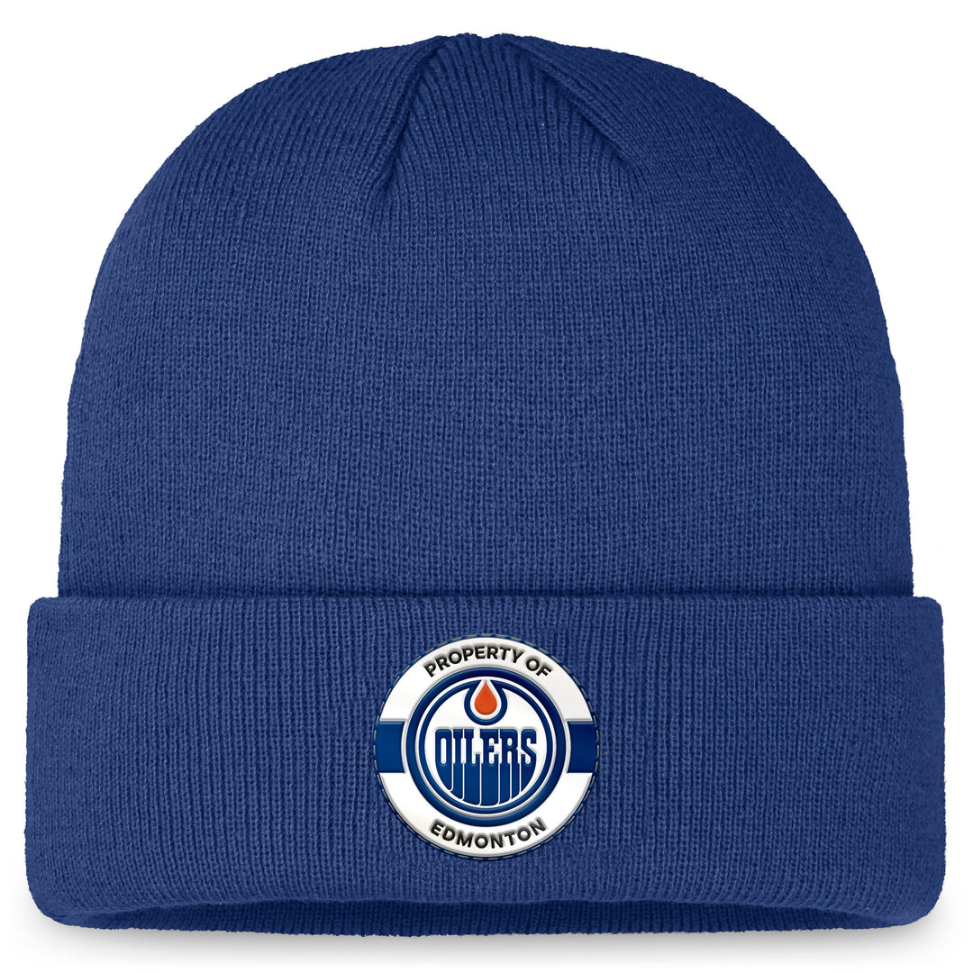 Edmonton Oilers Fanatics Blue 2024 Training Camp Authentic Pro Toque