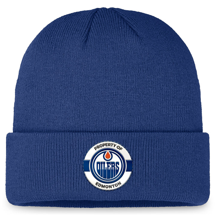 Edmonton Oilers Fanatics Blue 2024 Training Camp Authentic Pro Toque