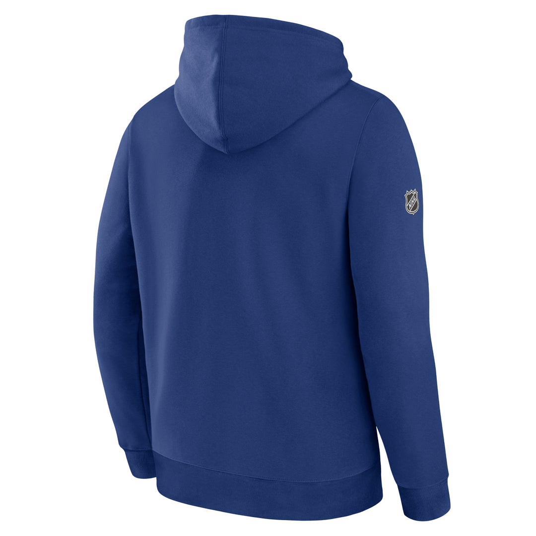 Edmonton Oilers 2025-26 Fanatics Authentic Pro Fleece Blue Pullover Hoodie