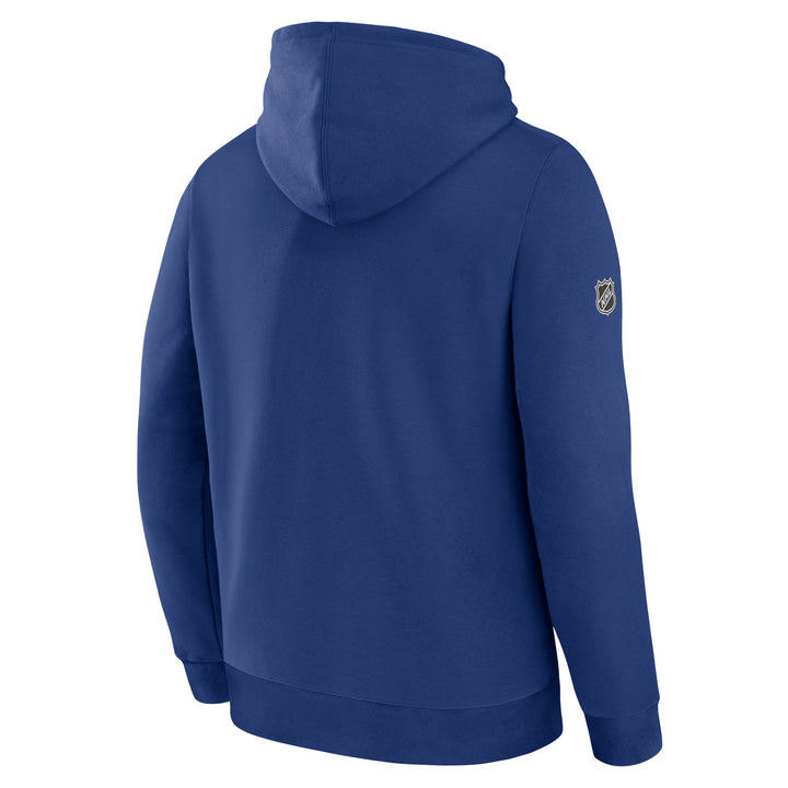 Edmonton Oilers 2025-26 Fanatics Authentic Pro Fleece Blue Pullover Hoodie