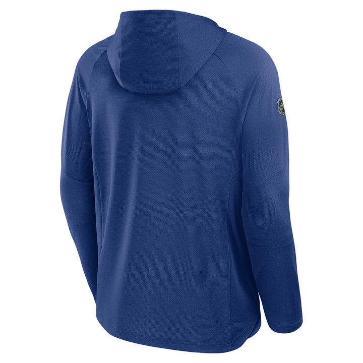 Edmonton Oilers 2025-26 Fanatics Authentic Pro Lightweight Pullover Blue Rink Hoodie