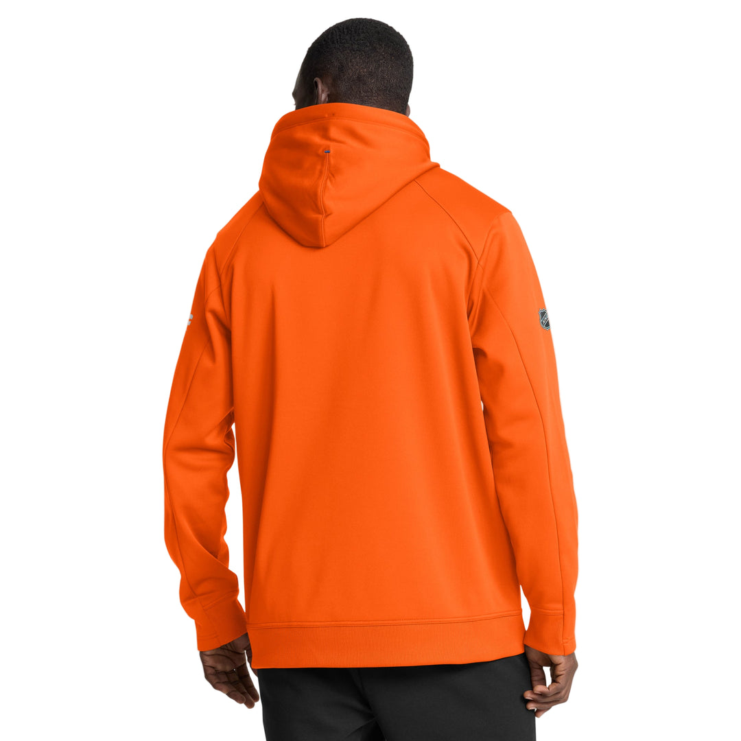 Edmonton Oilers 2025-26 Fanatics Authentic Pro Pullover Orange Rink Side Hoodie