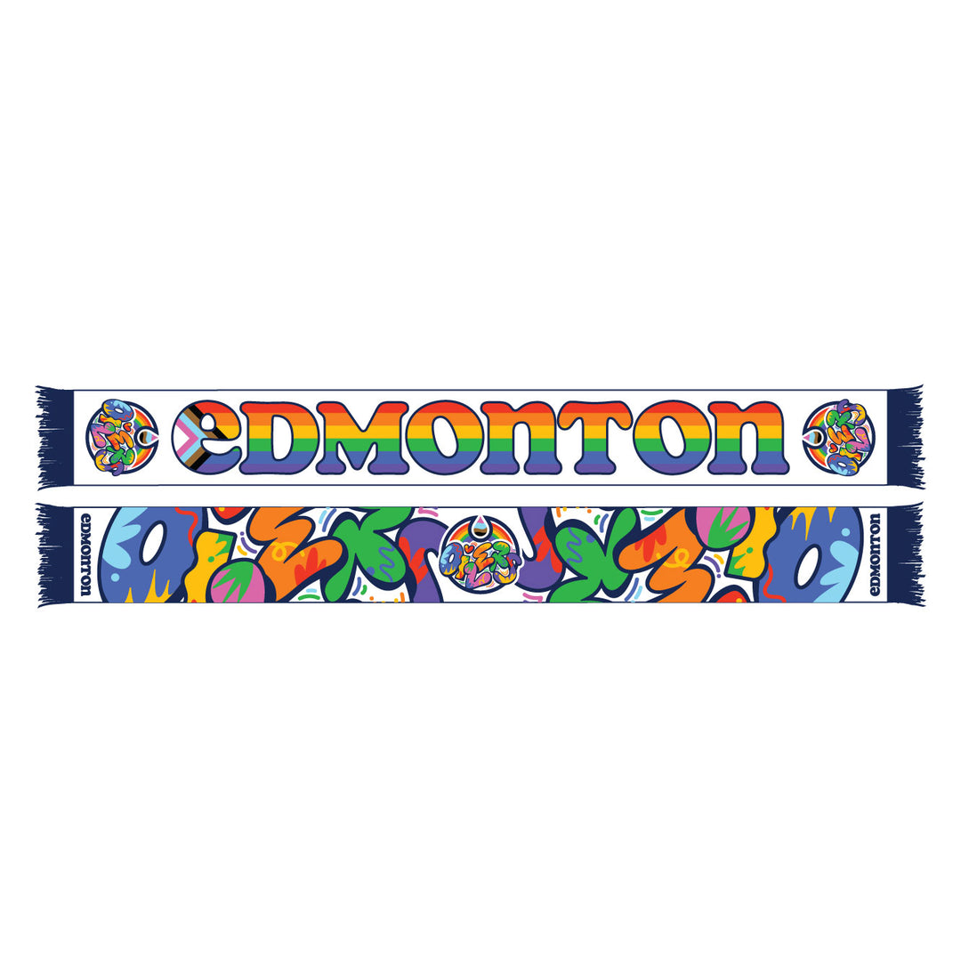 Edmonton Oilers 2025 Pride Scarf
