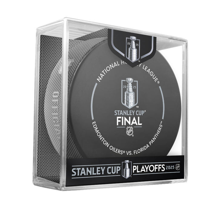 Edmonton Oilers 2025 Stanley Cup Final Official Game Puck - Game 2
