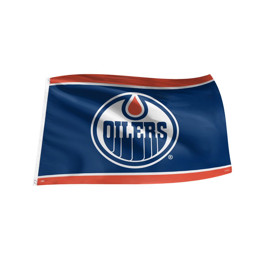Edmonton Oilers Royal Blue Home Logo 3'x5' Flag