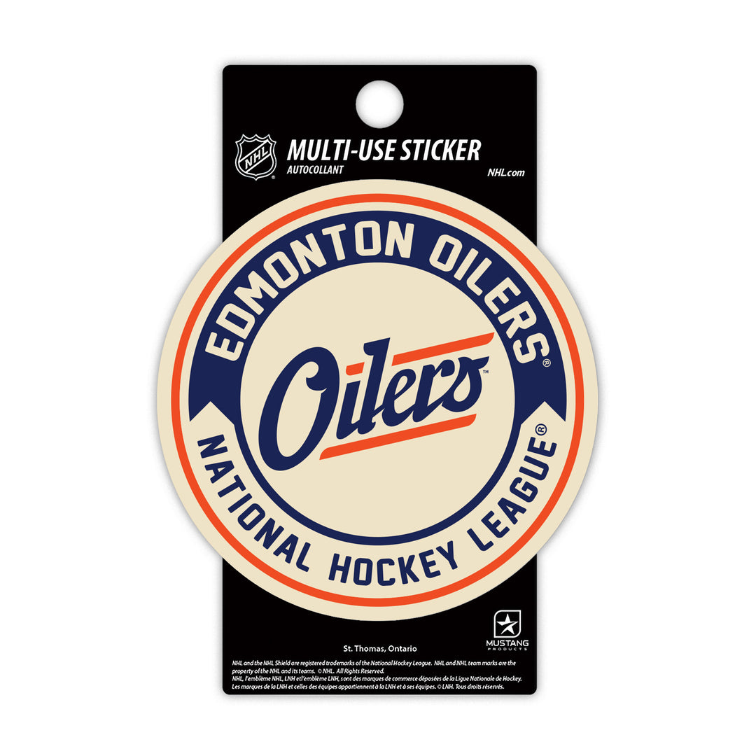 Edmonton Oilers Alternate Logo Laminated 3" x 5" Decal