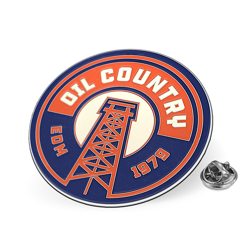 Edmonton Oilers Alternate Secondary Logo Enamel Pin