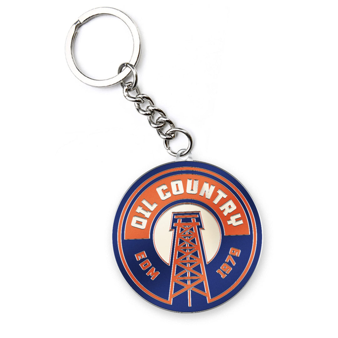 Edmonton Oilers Alternate Secondary Logo Keychain
