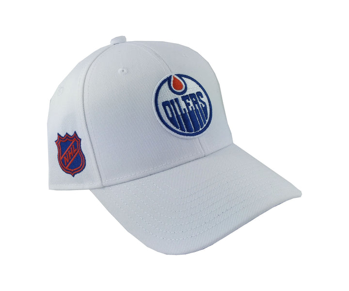 Edmonton Oilers American Needle Stadium White Adjustable Hat