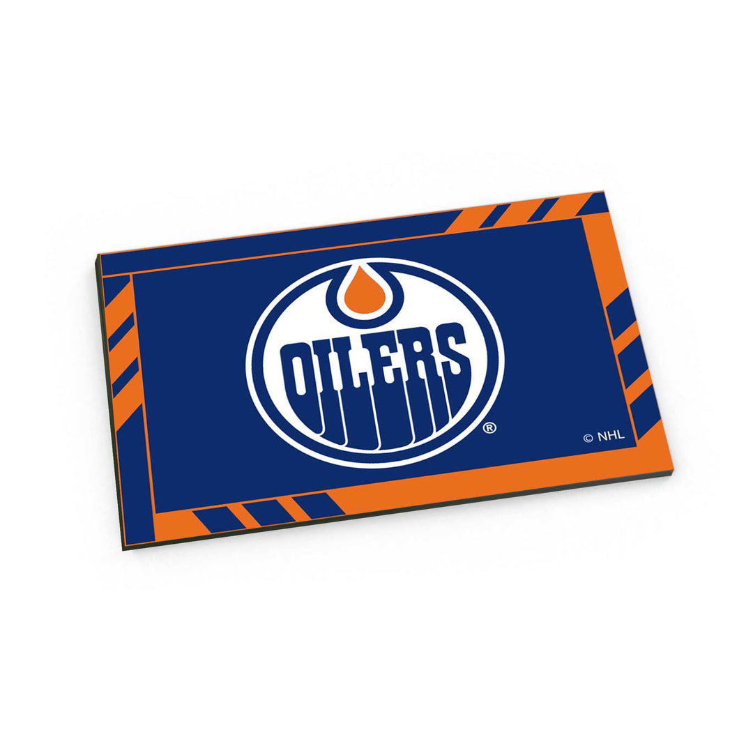 Edmonton Oilers Blue Primary Logo Fridge Magnet