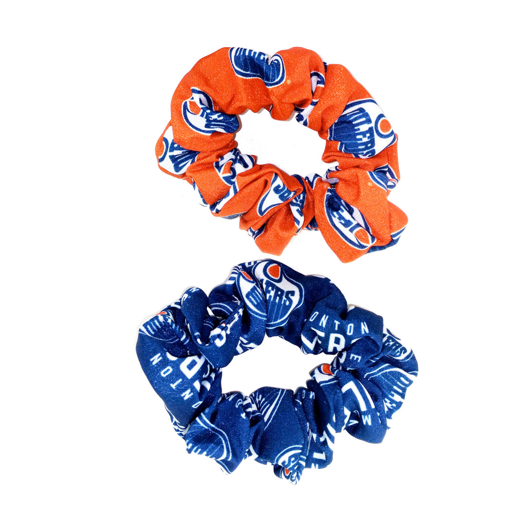 Edmonton Oilers Blue & Orange Team Scrunchies