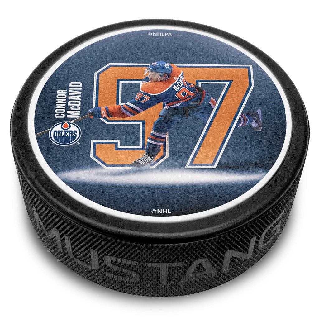 Connor McDavid Edmonton Oilers Breakout Puck
