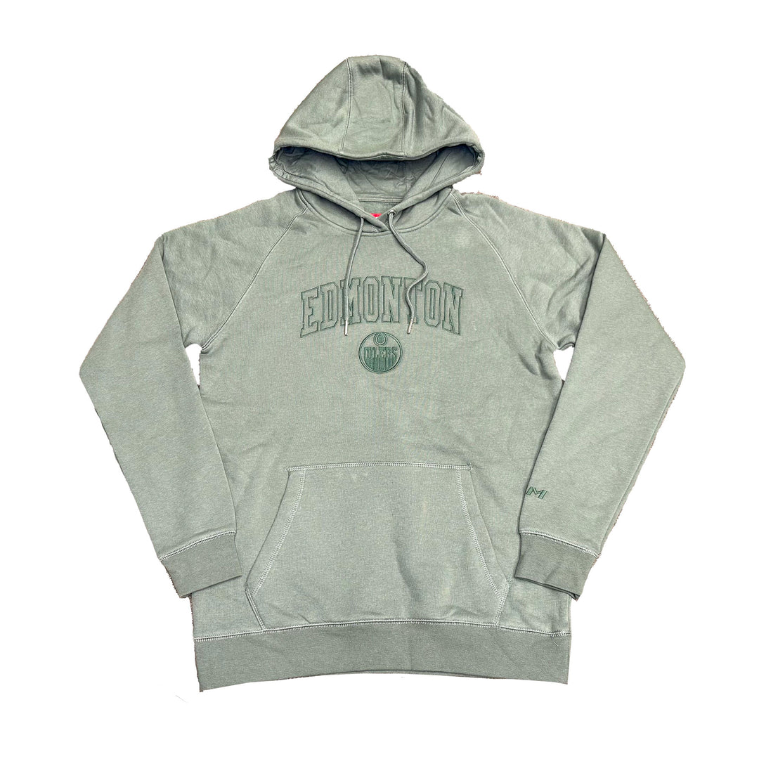 Edmonton Oilers CCM Sage Green Pullover Hoodie