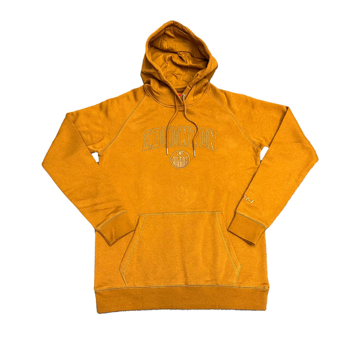 Edmonton Oilers CCM Khaki Wood Pullover Hoodie
