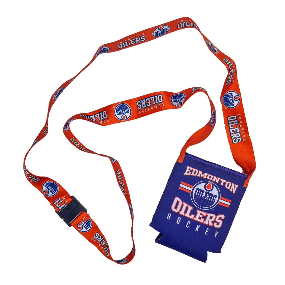 Edmonton Oilers Wordmark Canyard Landyard