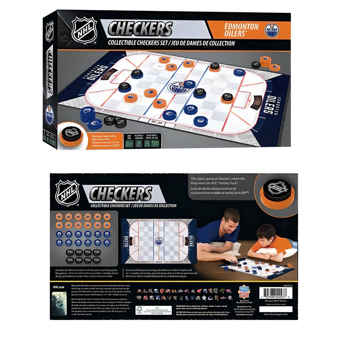 Edmonton Oilers Collectible Checkers Board Game