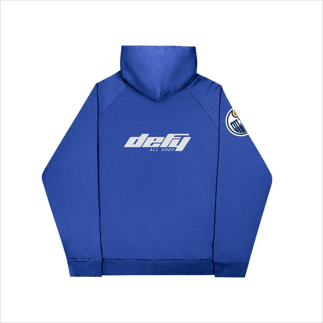 Edmonton Oilers DEFY Blue Hoodie