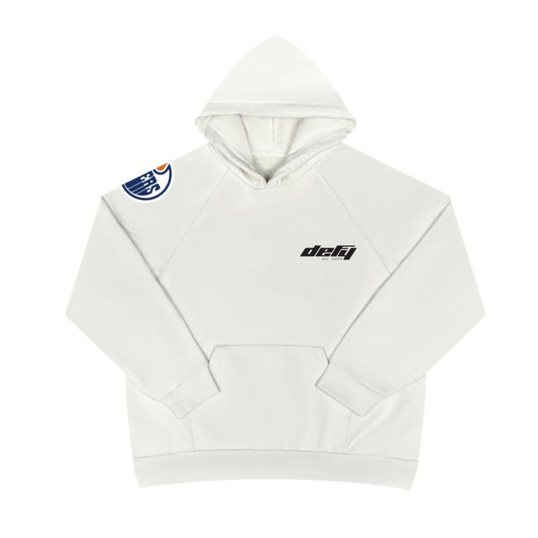 Edmonton Oilers DEFY White Hoodie