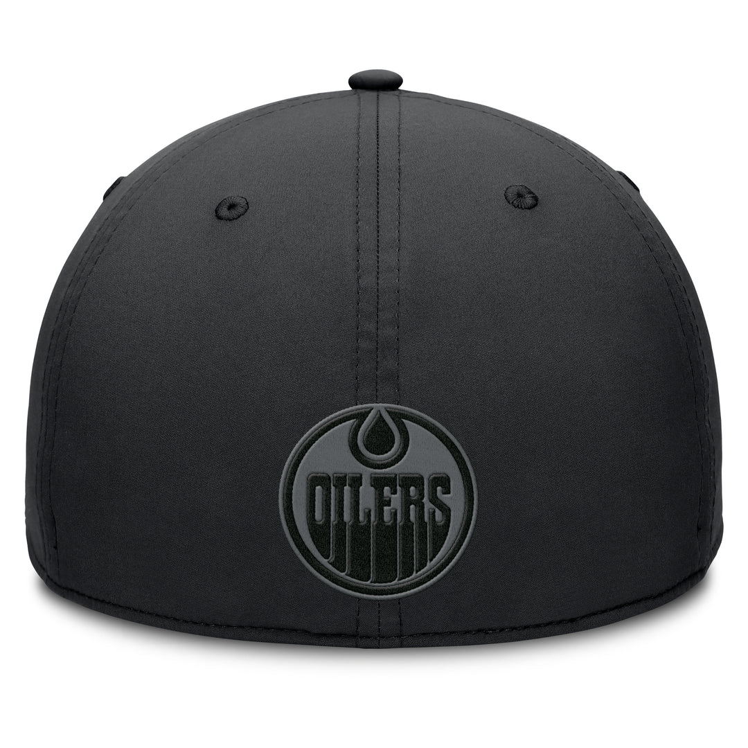 Edmonton Oilers Fanatics Black 2025-26 Authentic Pro Road 4 Flex Hat