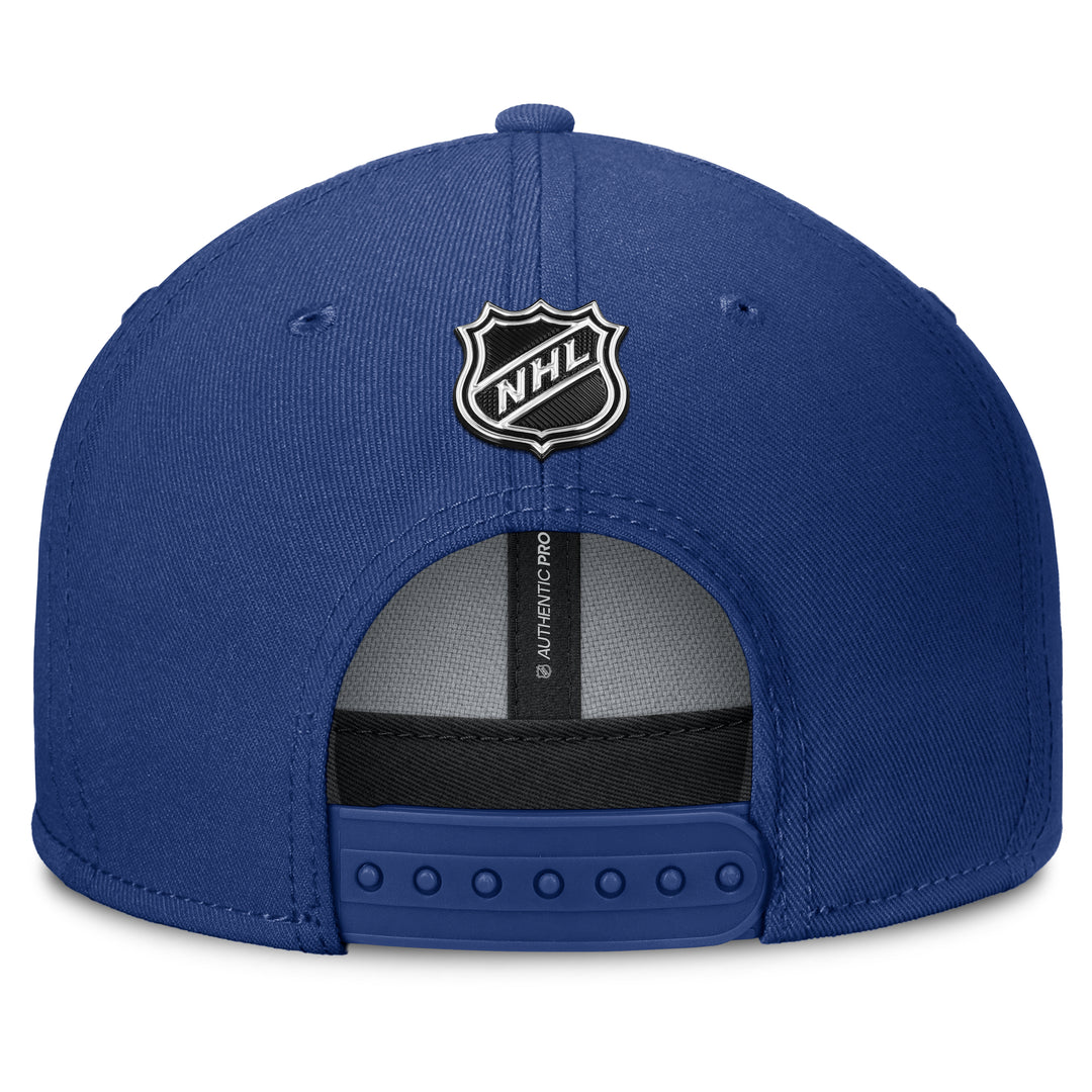 Edmonton Oilers Fanatics Blue 2025-26 Authentic Pro Rink 3 Snapback Hat
