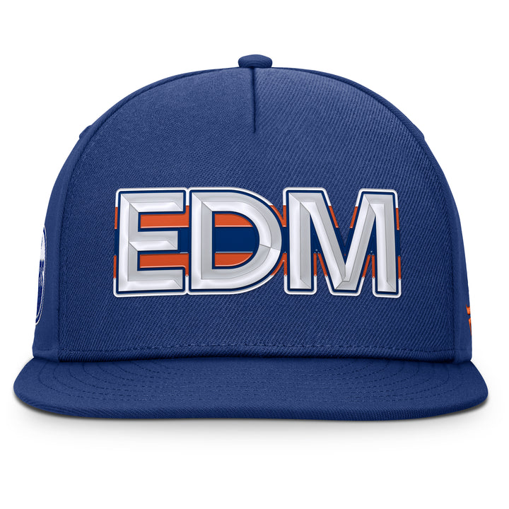 Edmonton Oilers Fanatics Blue 2025-26 Authentic Pro Rink 8 Snapback Hat